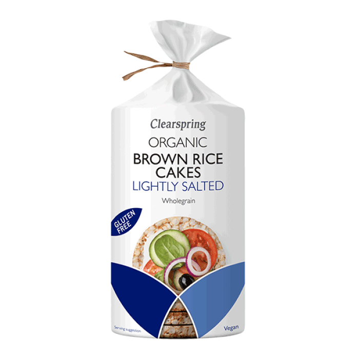 Clearspring Brown Rice Cakes - Lightly Salted - 120G