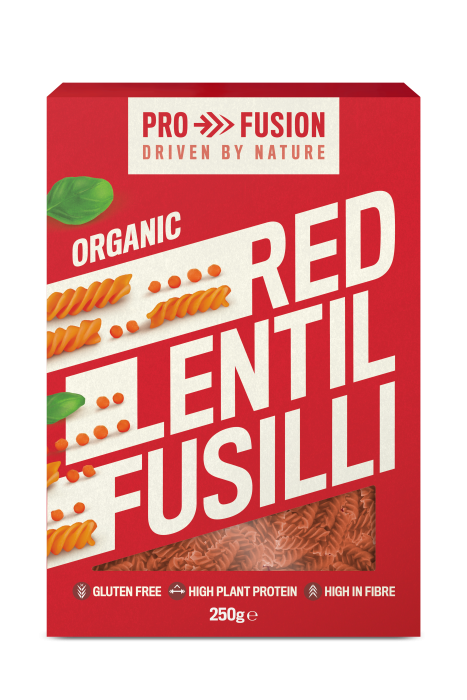 Profusion Red Lentil Fusilli - Case of 8 x 250G