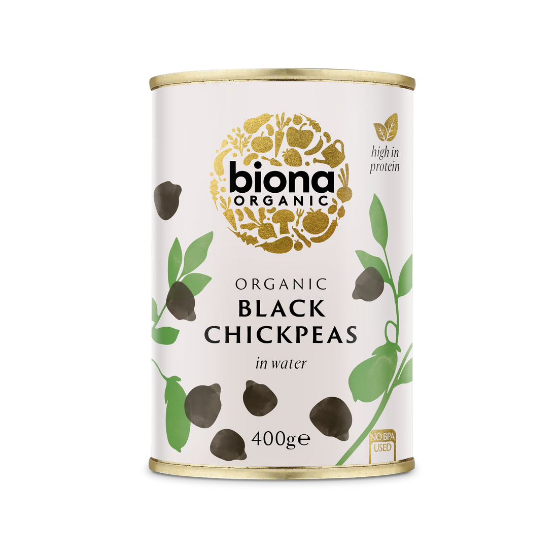 Biona Black Chickpeas - Case of 6 x 400G