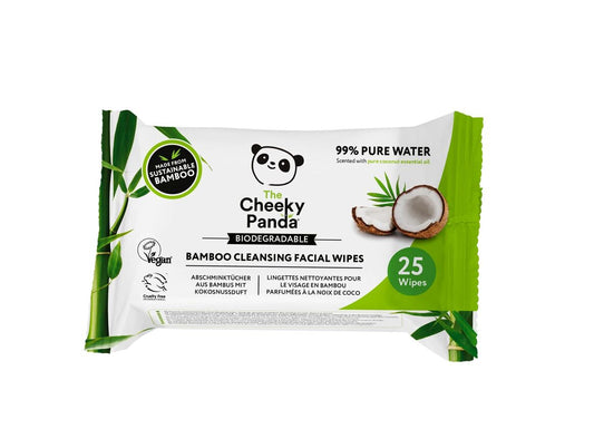 Cheeky Panda Biodegradable Facial Wipes