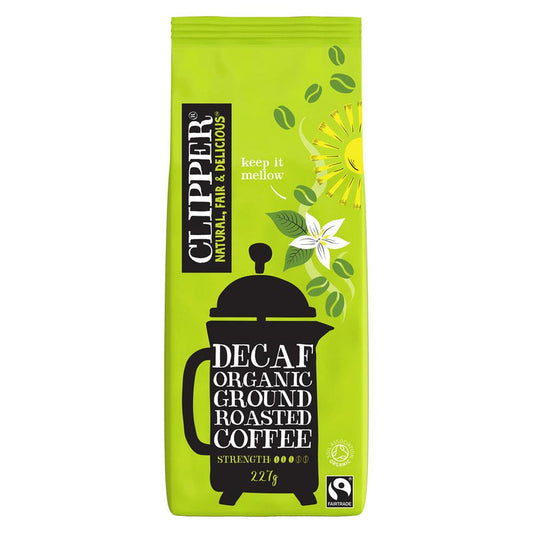 Clipper Decaffeinated Roast & Ground Coffee - 227G