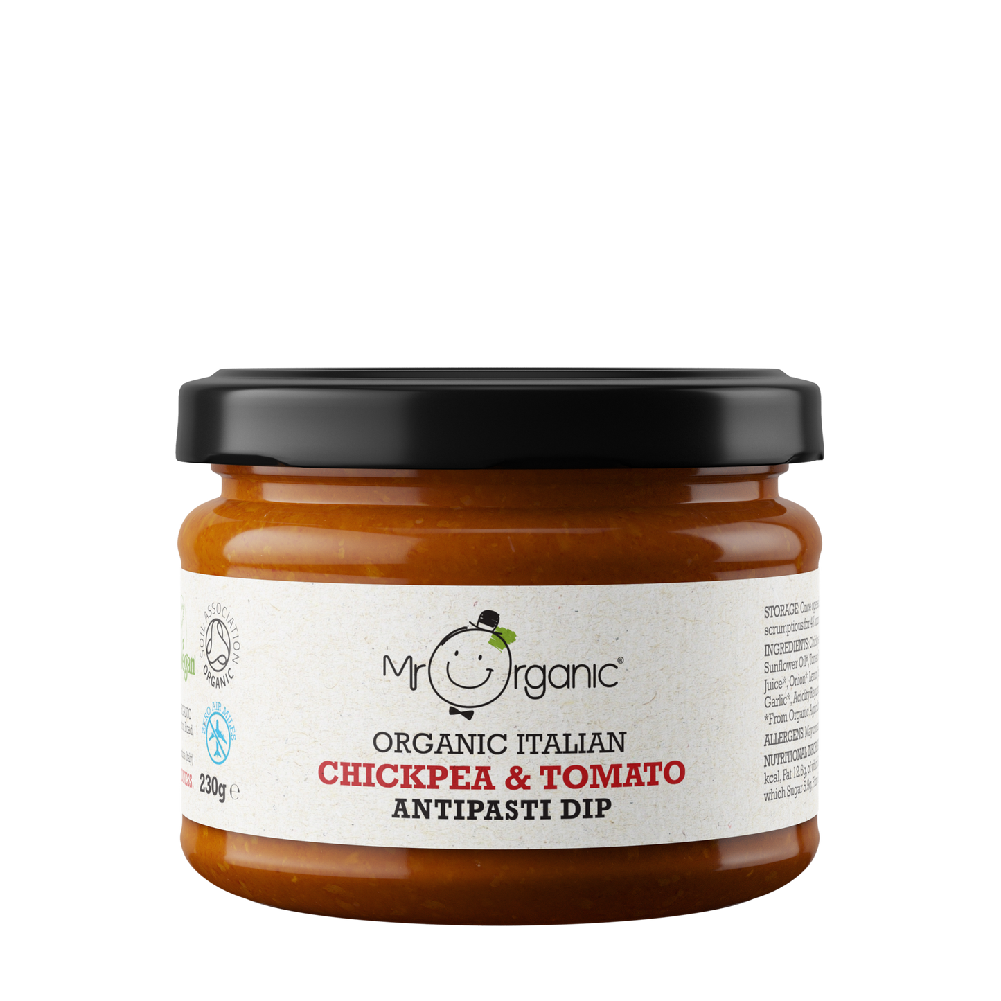 Mr Organic Chickpea & Tomato Antipasti Dip - 230G