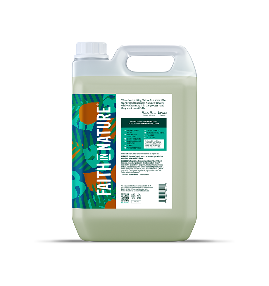 Faith in Nature (PREORDER) Hand Wash - 5L