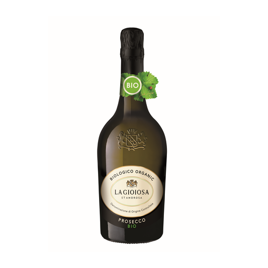 La Gioiosa Prosecco DOC Organic Brut NV - Case of 6 x 75CL