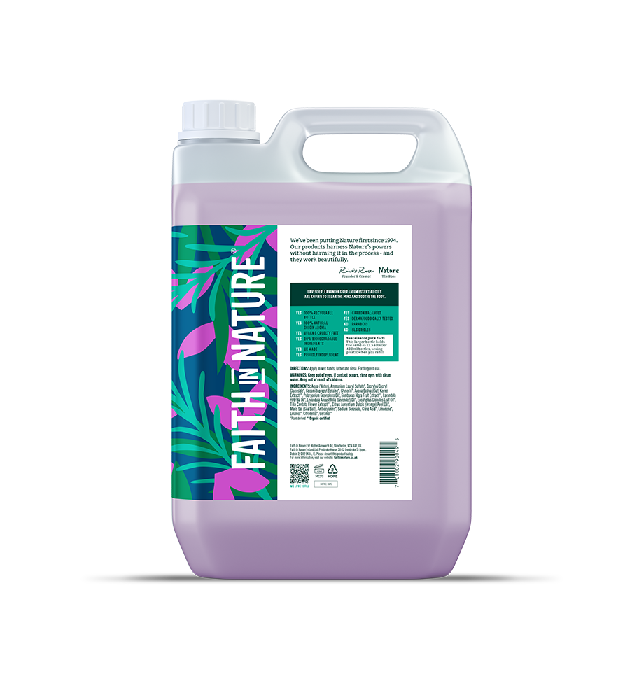 Faith in Nature (PREORDER) Hand Wash - 5L