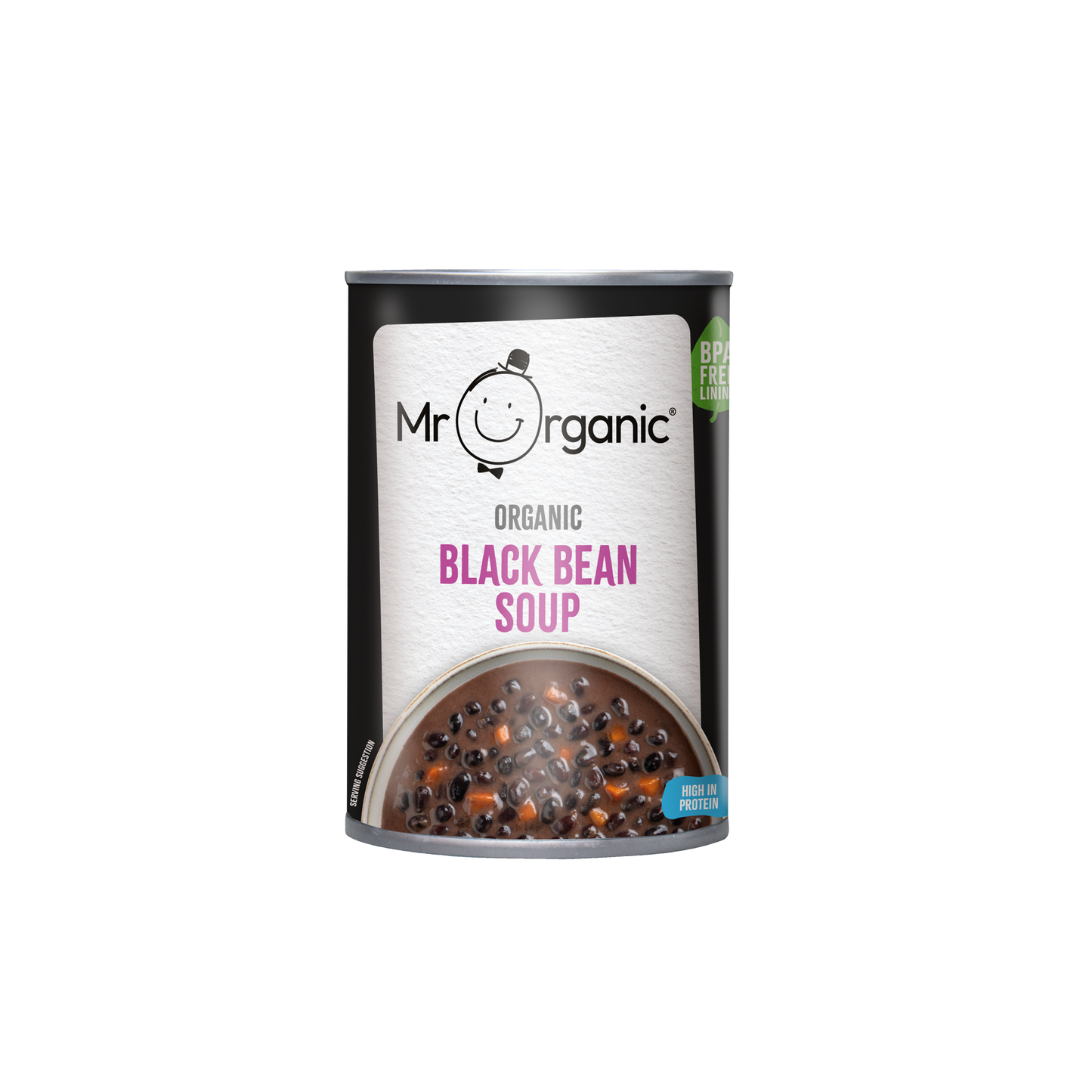 Mr Organic Black Bean & Vegetable Soup - Case of 12 X 400g