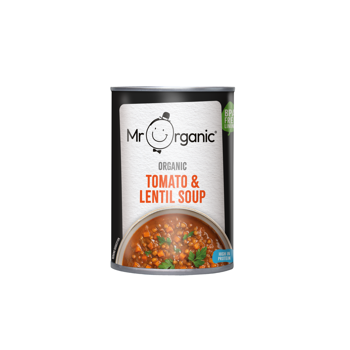 Mr Organic Tomato & Lentil Soup - Case of 12 X 400g