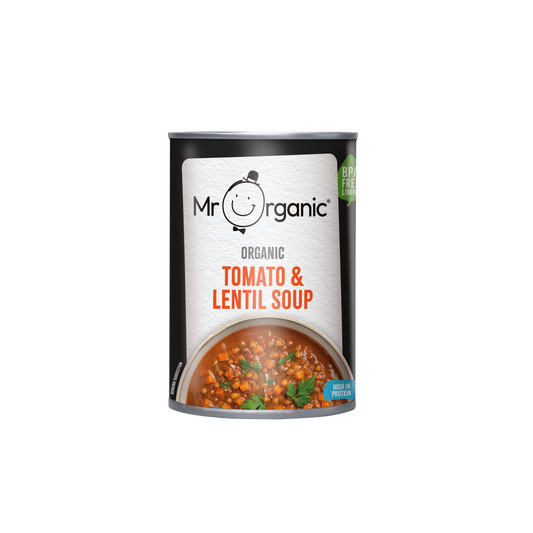 Mr Organic Tomato & Lentil Soup - 400g