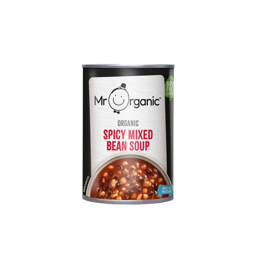 Mr Organic Spicy Mixed Bean Soup - 400g