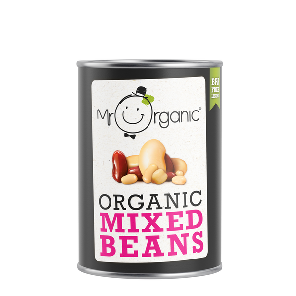 Mr Organic Beans -  Mixed Case of 12 x 400G Cans