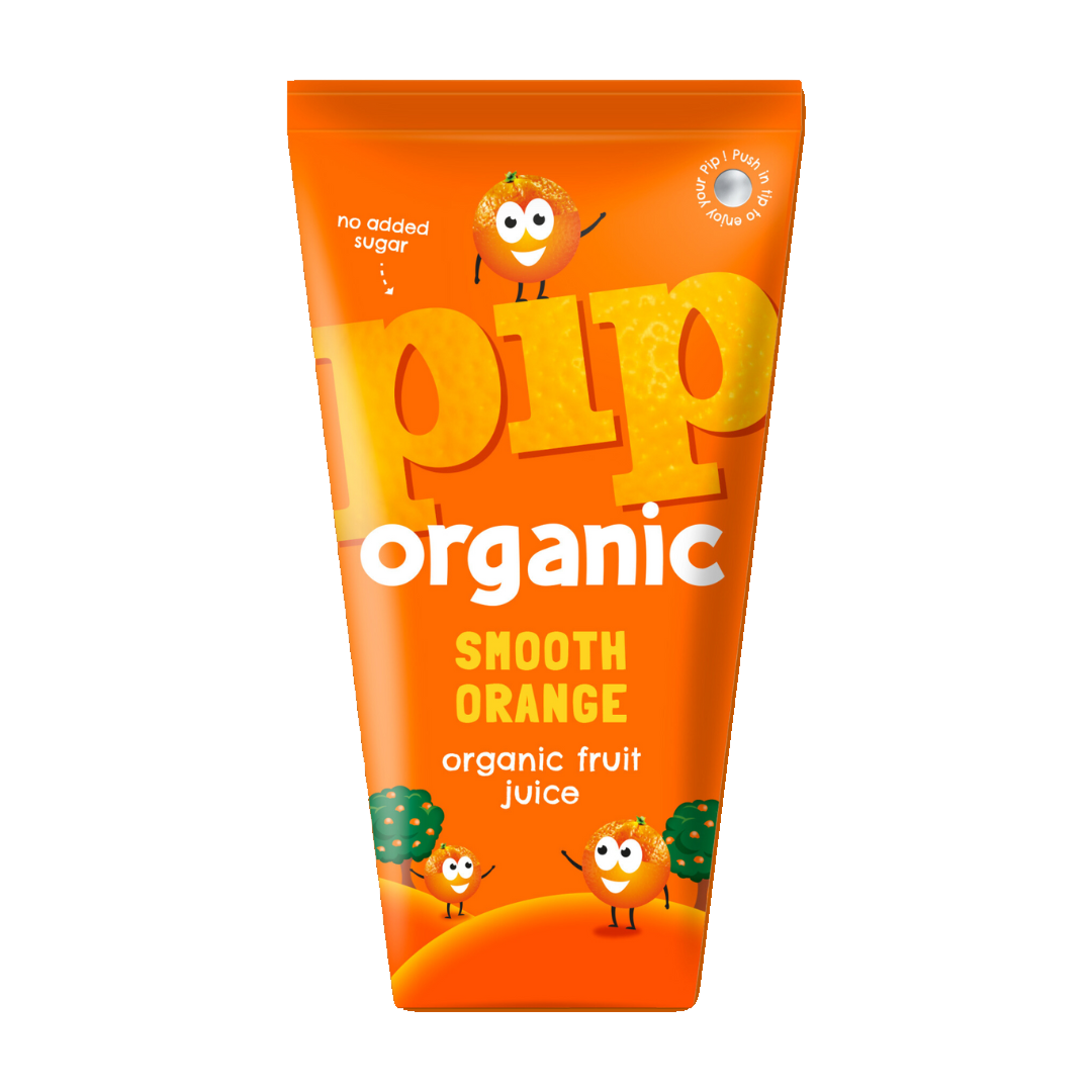 Pip Organic Smooth Orange Fruit Juice - Case of 24 x 180ML