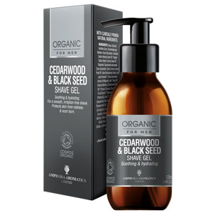 Organic for Men Cedarwood & Black Seed Soothing Shave Gel - 120ML