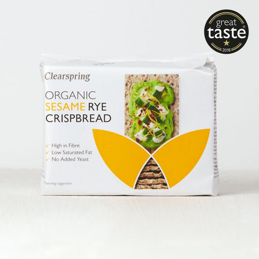 Clearspring Rye Crispbread - Sesame - 200G