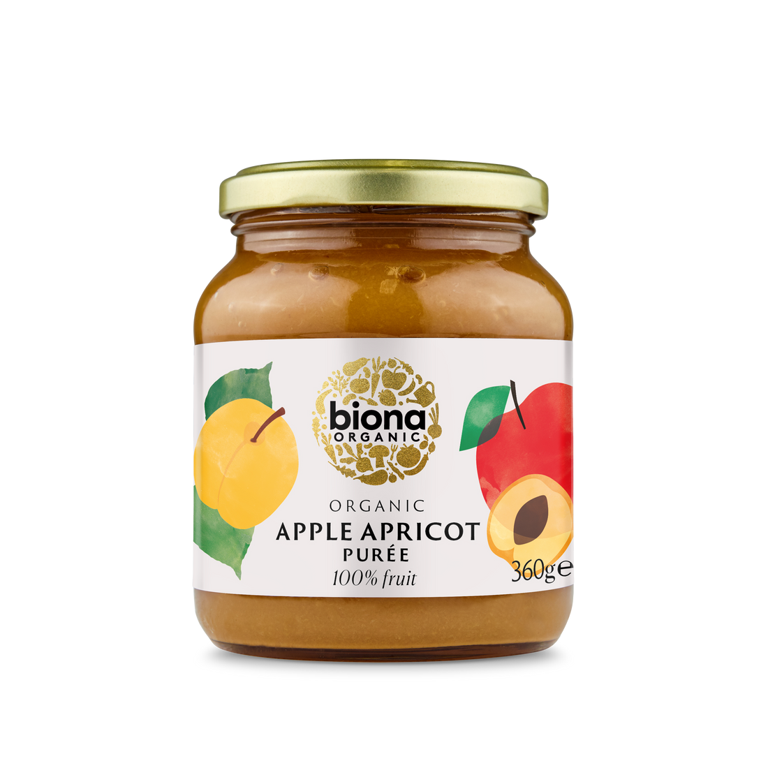 Biona Apple & Apricot Puree - 360G