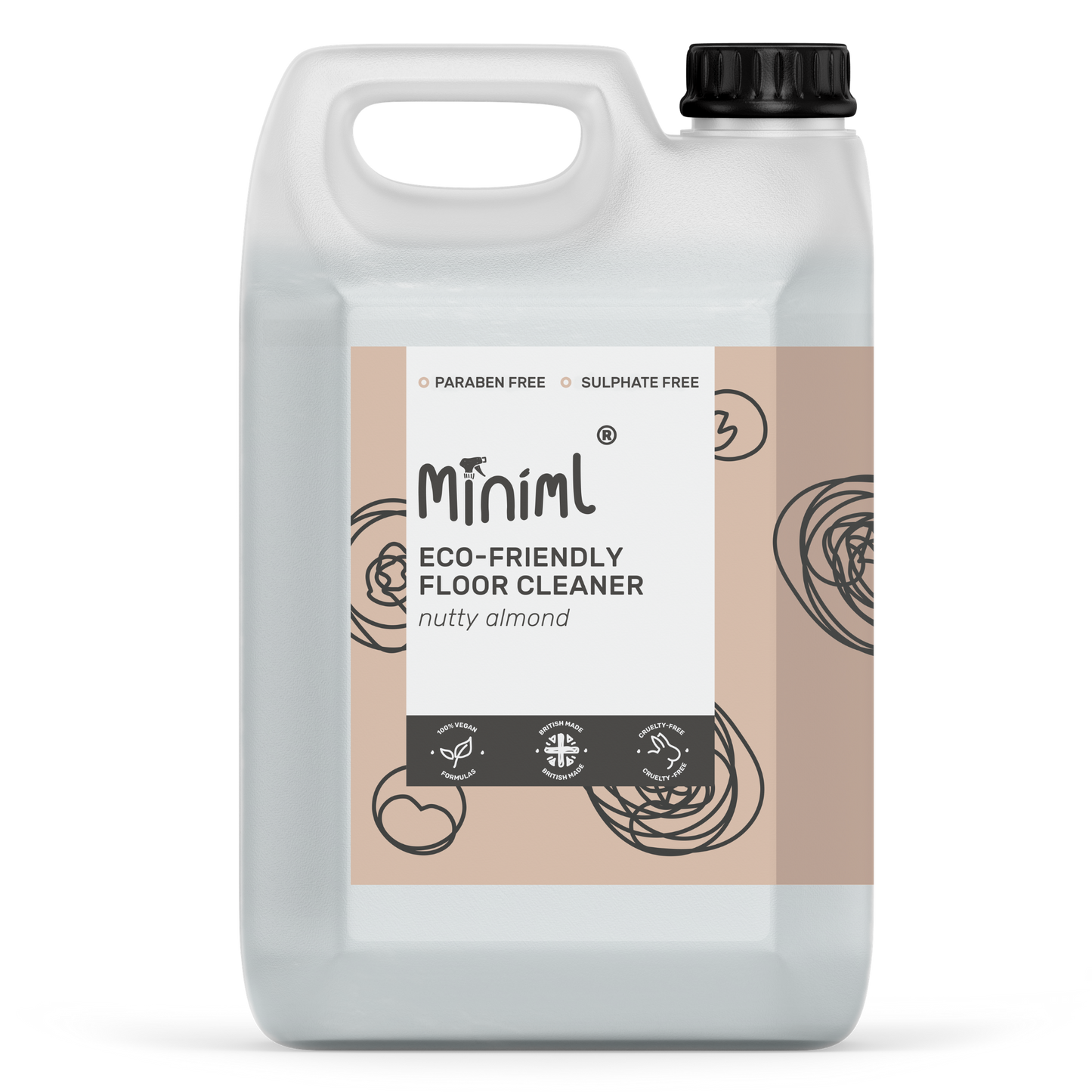 Miniml Floor Cleaner - Nutty Almond - 5L