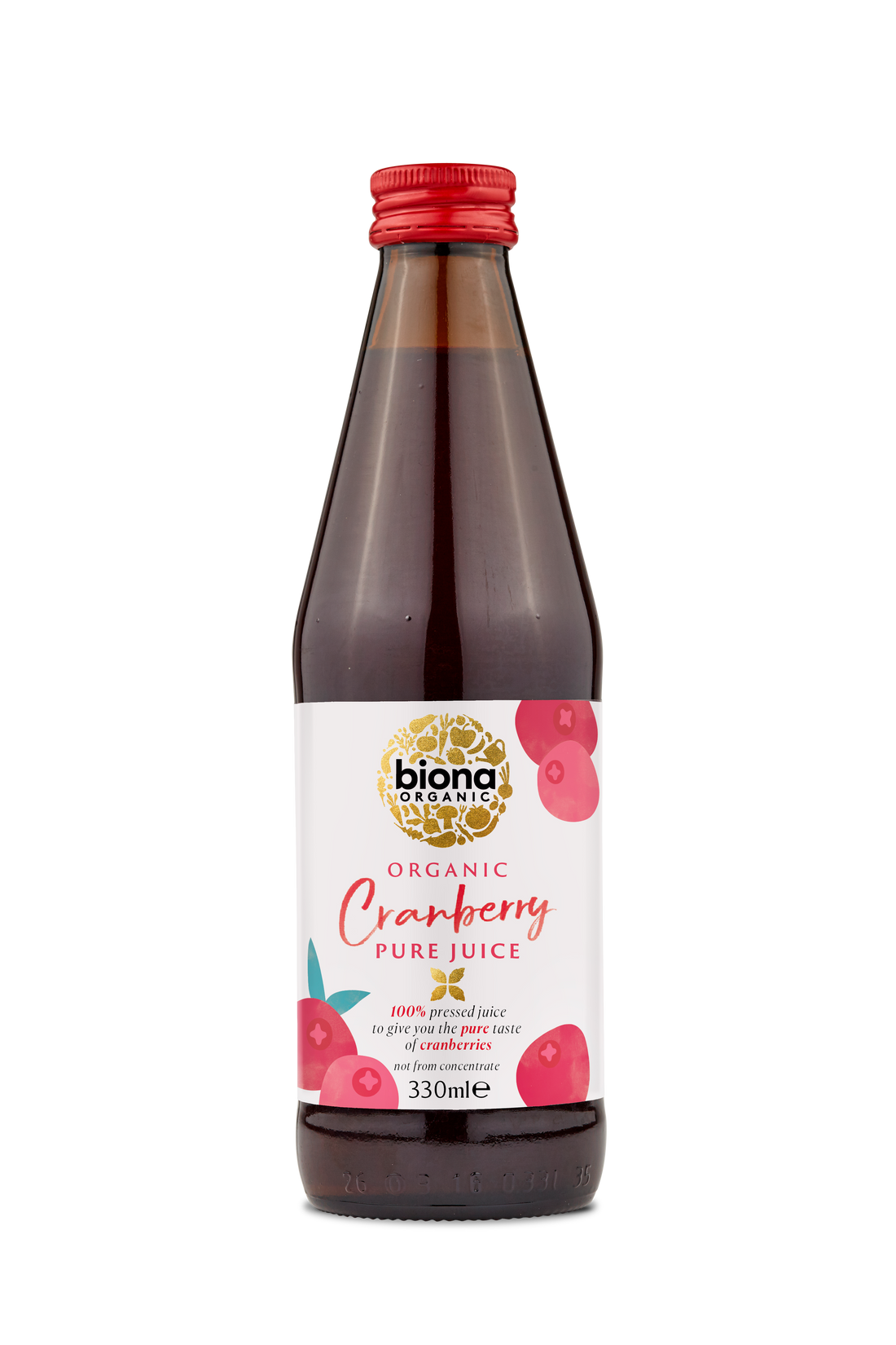 Biona Pure Cranberry Super Juice - Case of 6 x 330ML