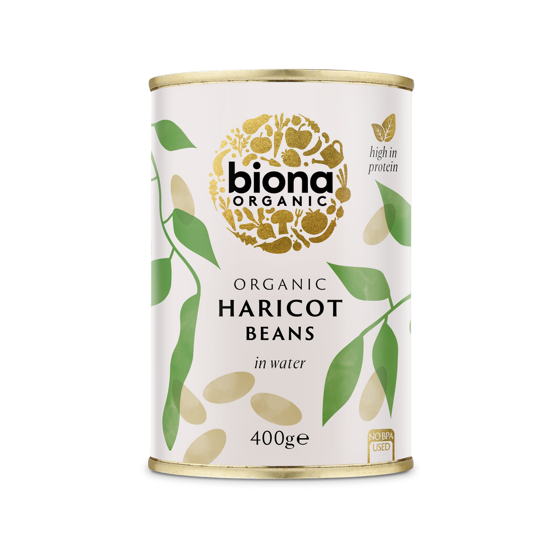 Biona Haricot Beans - Case of 6 x 400G