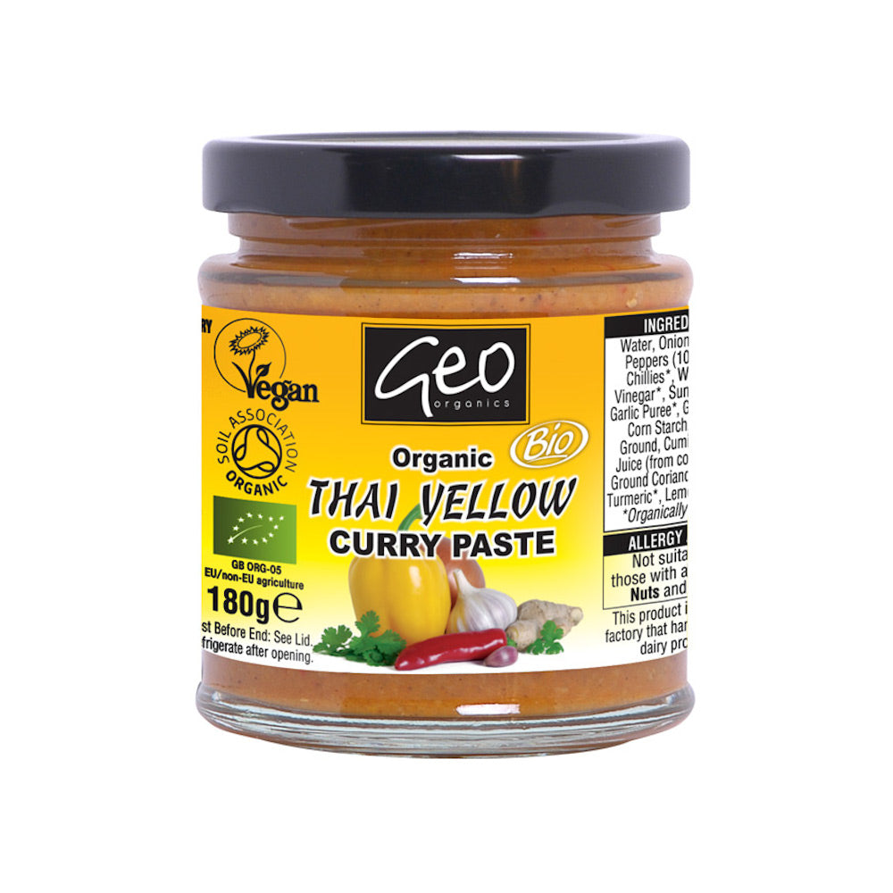 Geo Organics Thai Yellow Curry Paste - 180G