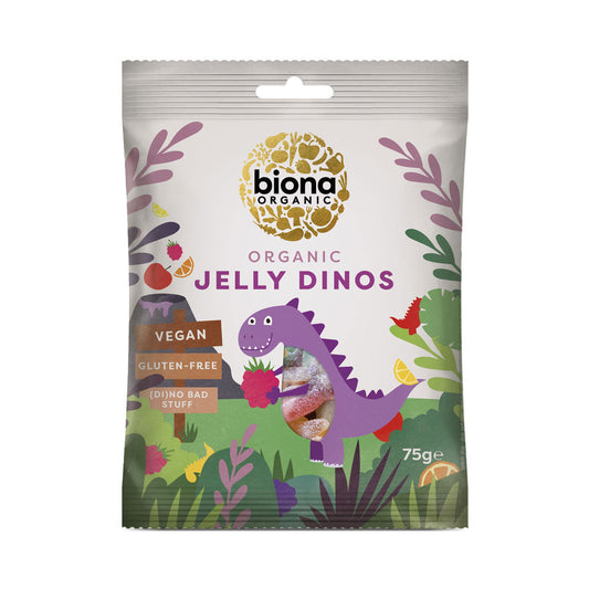 Biona Jelly Dinos - Box of 10 x 75G