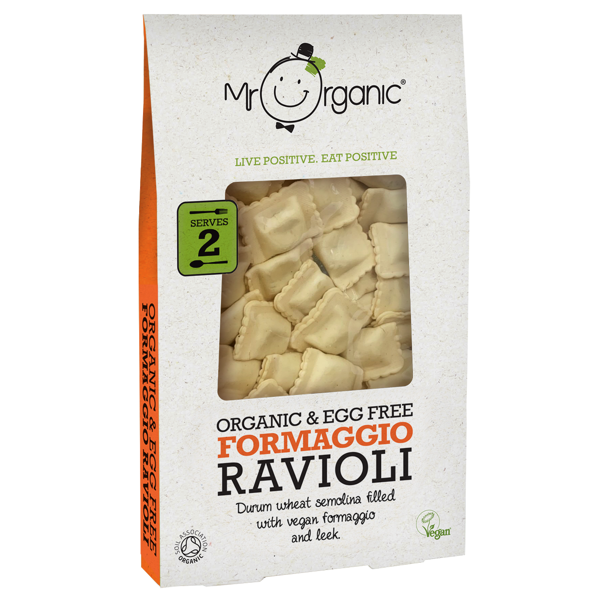 Mr Organic Formaggio Ravioli - Case of 10 X 250g