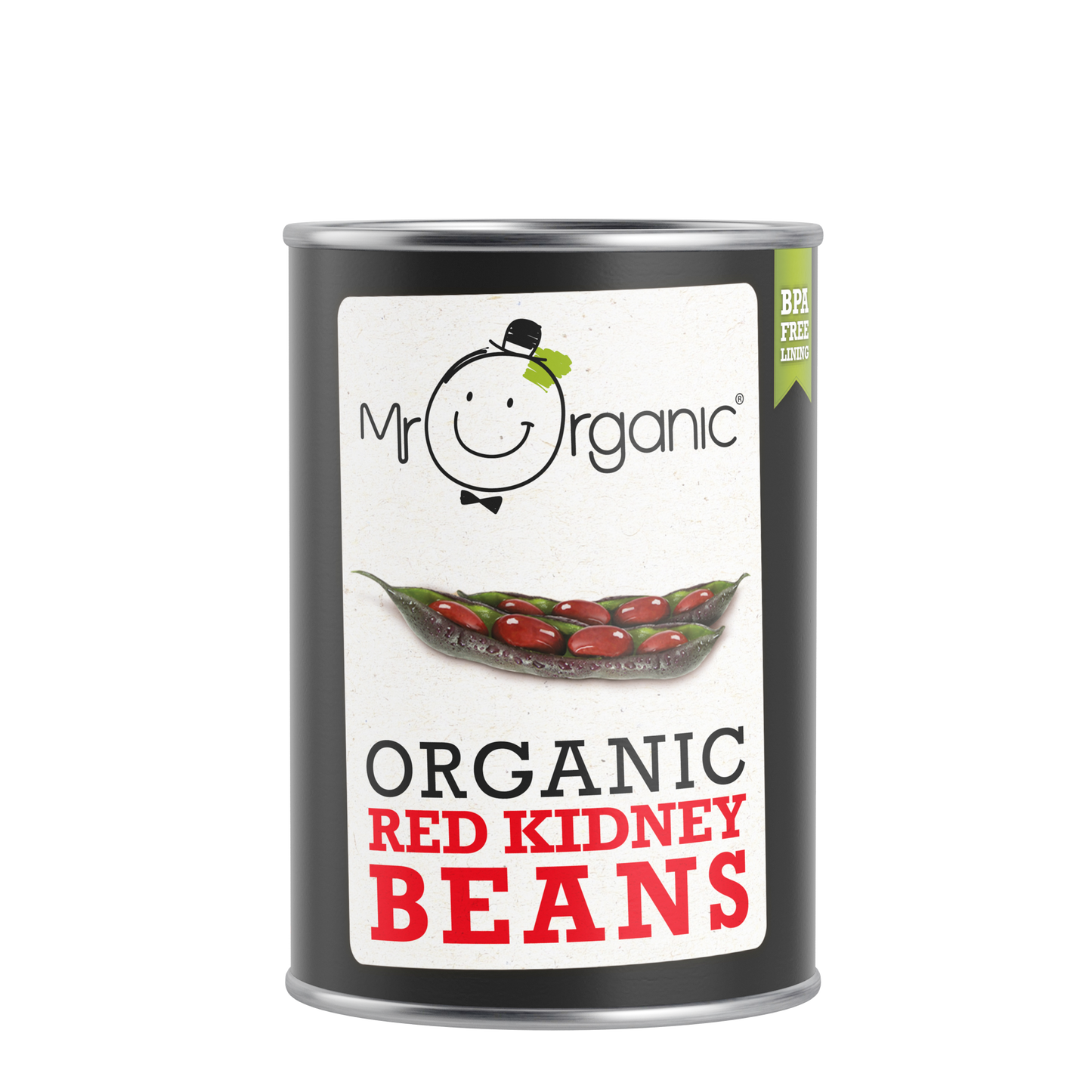 Mr Organic Red Kidney Beans - Case of 12 X 400g