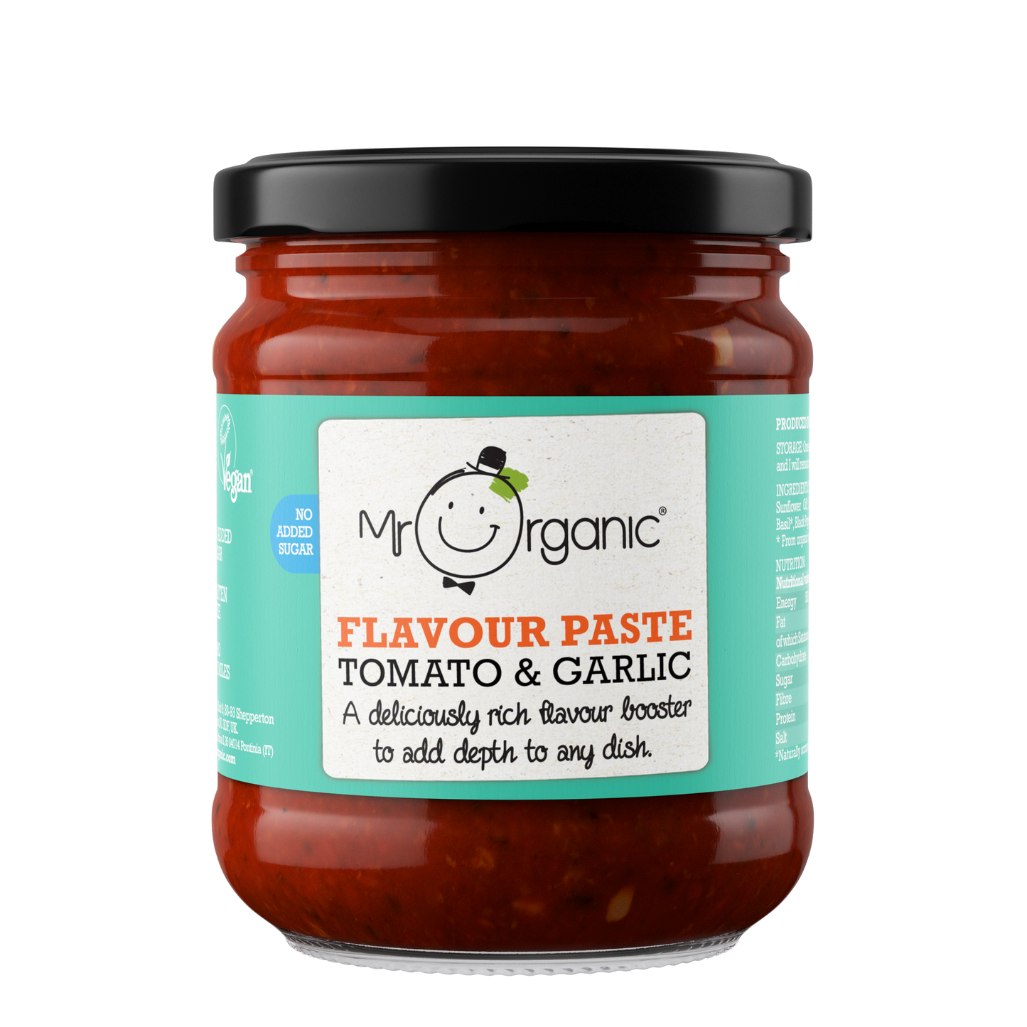 Mr Organic Tomato & Garlic Flavour Paste - Case of 6 X 200g