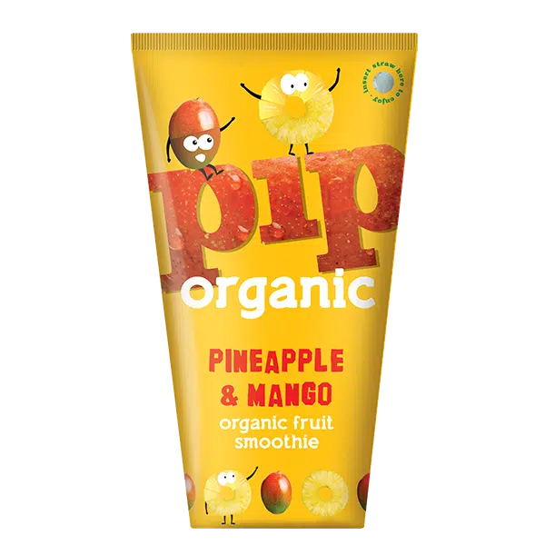 Pip Organic Pineapple & Mango Smoothie - Case of 4 x 180ML