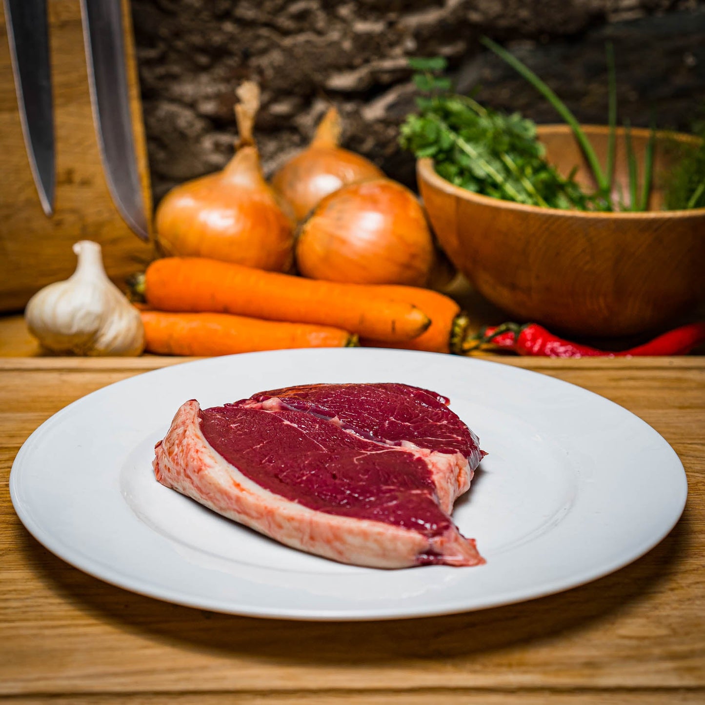 Frozen Organic Aberdeen Angus Rump Steak - Each