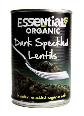 Essential Dark Speckled Lentils - Case of 6 x 400G Cans