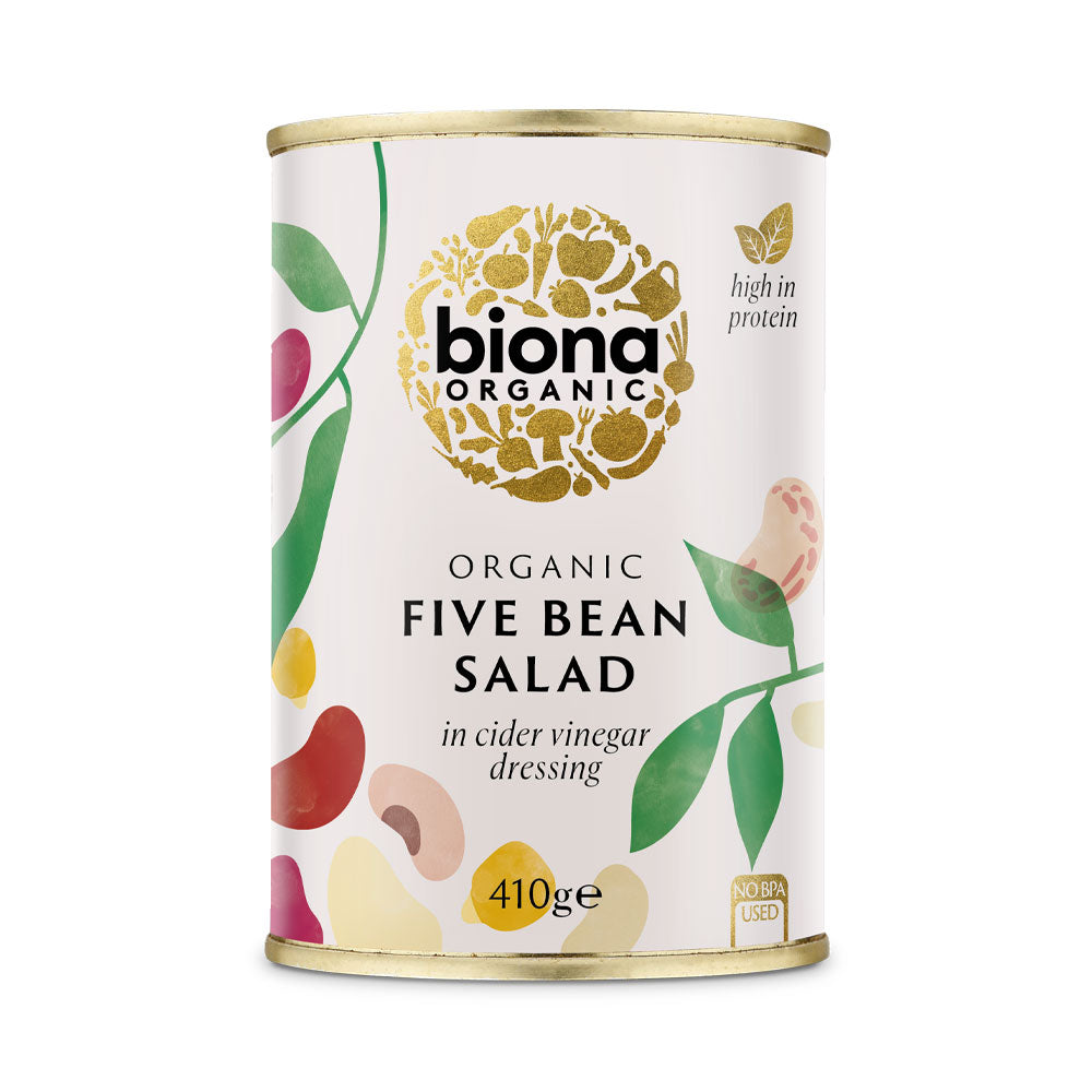 Biona Five Bean Salad - Case of 6 x 400G