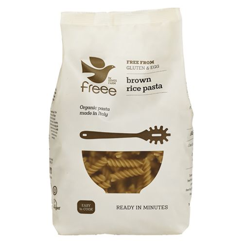 Doves Farm Freee Brown Rice Fusilli - 500G